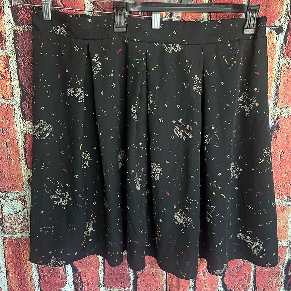 Black zodiac Skirt- size 2